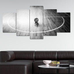 Basketball Dreams Multi Panel Canvas Wall Art - NicheCanvas