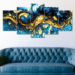 Abstract Ink Illustration - NicheCanvas