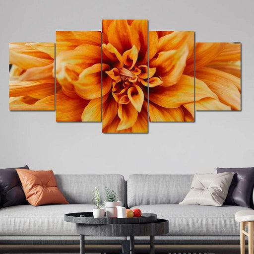 Botanical Marvel - Canvas Print - botanical wall art of a stunning flower canvas - this acrylic painting is the perfect decor for your home and office | NicheCanvas