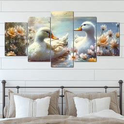 Winter Ducks - Neal Hackett - NicheCanvas
