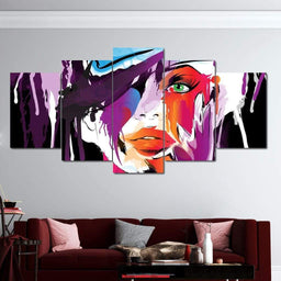 Green Eyed Detective Multi Panel Canvas Wall Art - NicheCanvas