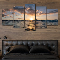 Sunset Ocean - Lucas Moore - NicheCanvas