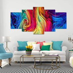 Color Metaphor Multi Panel Canvas Wall Art - NicheCanvas