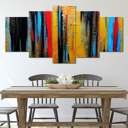 Colorful Contemporary Art 073 - Johanjjf - NicheCanvas