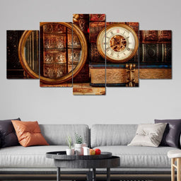 Golden Books Multi Panel Canvas Wall Art - NicheCanvas