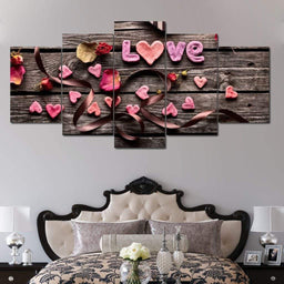 Gracious Love Multi Panel Canvas Wall Art - NicheCanvas