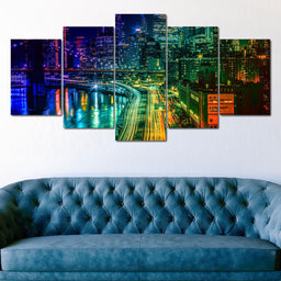 Colorful Nights - Johanjjf - NicheCanvas