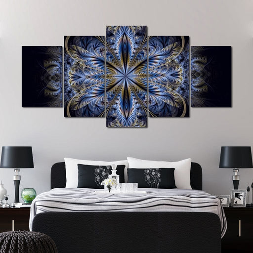 Fractal Snowflake Canvas Print