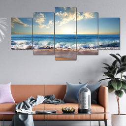 Priceless View Multi Panel Canvas Wall Art - NicheCanvas