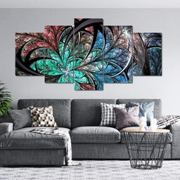 Web of Life Multi Panel Canvas Wall Art - NicheCanvas