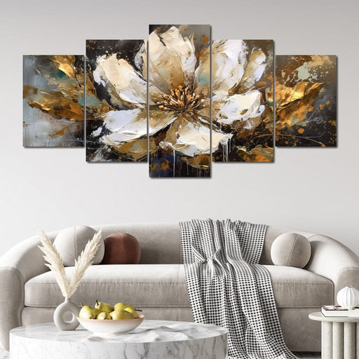 Elegant Flower Bloom 08 - Tanni Cylon Canvas Print