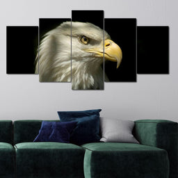 Great Eagle Multi Panel Canvas Wall Art - NicheCanvas