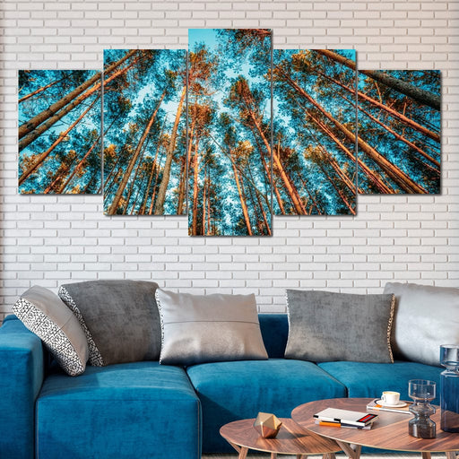 Laying Down In The Forest Canvas Print