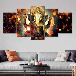 The Hindu God Ganesh - Limited Edition Huge Canvas