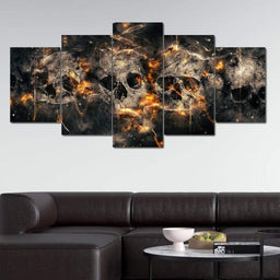 Raise the Dead Multi Panel Canvas Wall Art - NicheCanvas