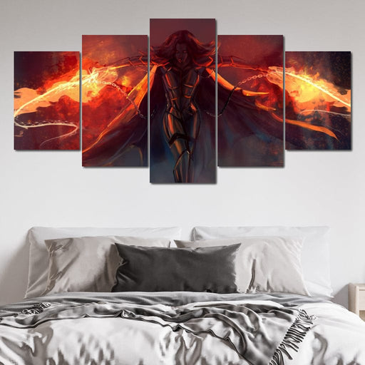 Fire Succubus Canvas Print