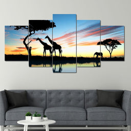 African Sunset | NicheCanvas