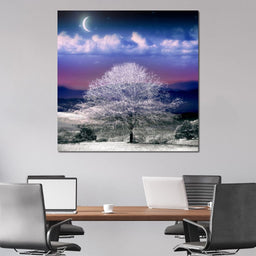 Fantasy Winter Scene - NicheCanvas