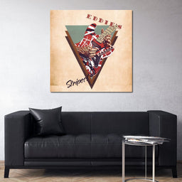 Eddie Van Halen's Guitar Retro - Abraham Szomor - NicheCanvas