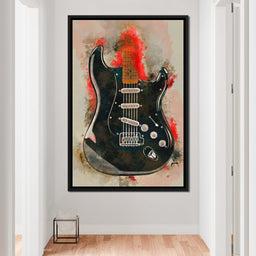 David Gilmour's Guitar - Abraham Szomor - NicheCanvas