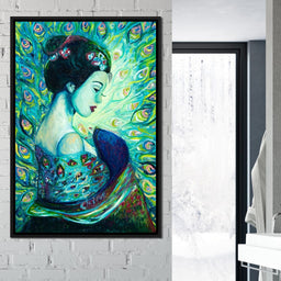 Silk Peafowl - Chiara Magni - NicheCanvas
