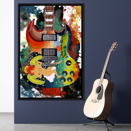 Eric Clapton's Solid Guitar - Abraham Szomor - NicheCanvas