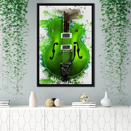 Brian Setzer's Guitar - Abraham Szomor - NicheCanvas