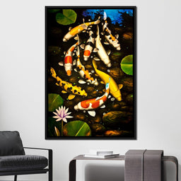 Koi Fishes - NicheCanvas