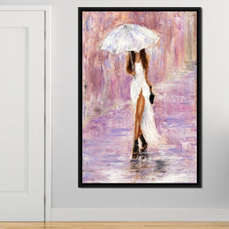 The Bridesmaid Under the Rain - NicheCanvas