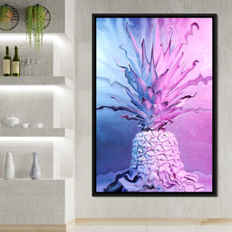 Psychedelic Pineapple - NicheCanvas