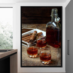 Cigars & Cognac - NicheCanvas