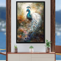 Peacock Serenity - NicheCanvas