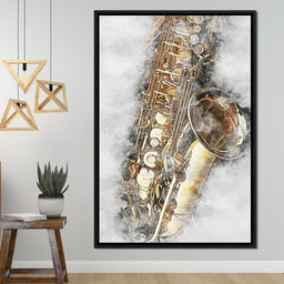 Saxophone - Mateo - NicheCanvas