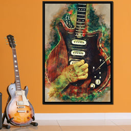 Brian May's Guitar - Abraham Szomor - NicheCanvas