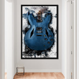 Dave Grohl's Electric Guitar - Abraham Szomor - NicheCanvas