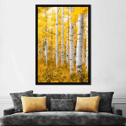 Yellow Forest - Colorado - Lucas Moore - NicheCanvas