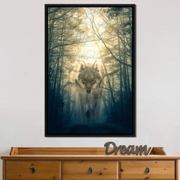Wolf Walking - Alex Graphex - NicheCanvas