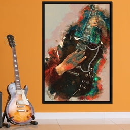 Angus Young's Guitar - Abraham Szomor - NicheCanvas
