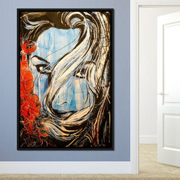 Blue Girl - NicheCanvas