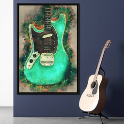 Kurt Cobain's Guitar - Abraham Szomor - NicheCanvas