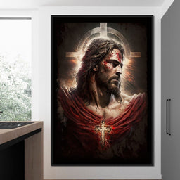 Floral Cross 08 - Neal Hackett - NicheCanvas