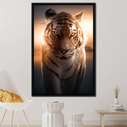 Tiger Orange Eyes - Zenzdesign - NicheCanvas