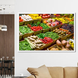 Fruit & Vegetables Market - NicheCanvas