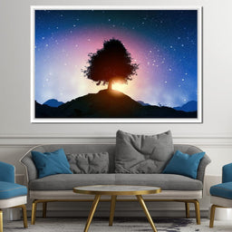 Spectacular Otherworldly Sunset - NicheCanvas