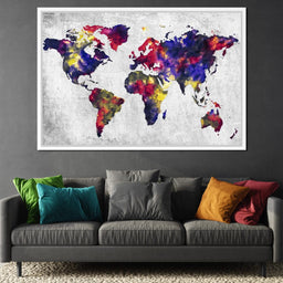 World Map 1 - Mateo - NicheCanvas