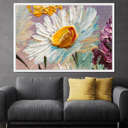 White Daisy - NicheCanvas