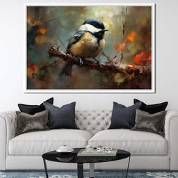 Black-Capped Chickadee - Neal Hackett - NicheCanvas
