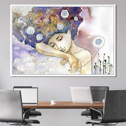 Lost in her Dreams - NicheCanvas