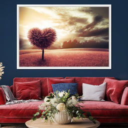 Loving Tree Sunrise - NicheCanvas