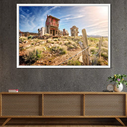 Abandoned Western Town - NicheCanvas